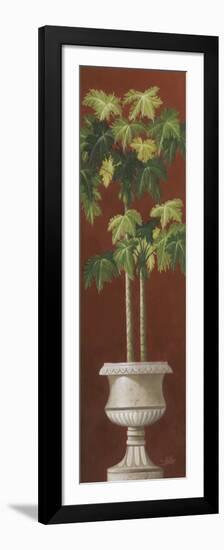 Potted Palm Red I-Welby-Framed Art Print