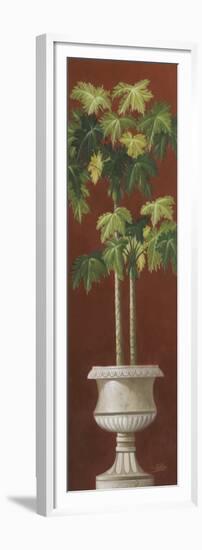 Potted Palm Red I-Welby-Framed Art Print