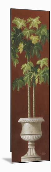 Potted Palm Red I-Welby-Mounted Art Print