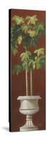 Potted Palm Red I-Welby-Stretched Canvas