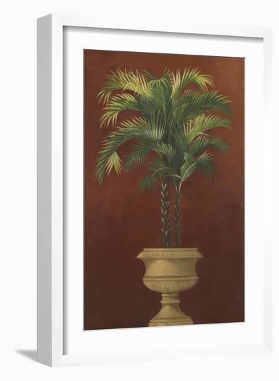 Potted Palm Red IV-Welby-Framed Art Print