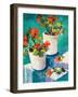 Potted Poppies-Jane Slivka-Framed Art Print
