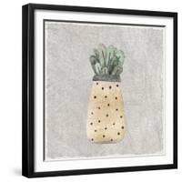 Potted Succulents 1-Kimberly Allen-Framed Premium Giclee Print