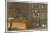 Potter at Work at the Wedgwood's Etruria Factory, Hanley, Staffordshire, C1830-null-Mounted Giclee Print