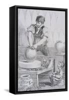 Potter at Work, Cries of London, C1819-John Thomas Smith-Framed Stretched Canvas