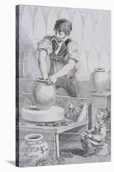 Potter at Work, Cries of London, C1819-John Thomas Smith-Stretched Canvas