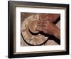Potter Forms Clay Cup on Wheel, Morocco-Merrill Images-Framed Photographic Print