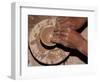 Potter Forms Clay Cup on Wheel, Morocco-Merrill Images-Framed Photographic Print