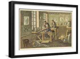 Potter's Wheel-null-Framed Giclee Print