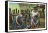 Potters in Tuzamapam, Mexico-null-Framed Stretched Canvas