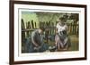 Potters in Tuzamapam, Mexico-null-Framed Art Print