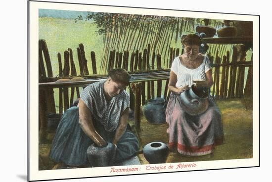 Potters in Tuzamapam, Mexico-null-Mounted Art Print