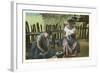 Potters in Tuzamapam, Mexico-null-Framed Art Print