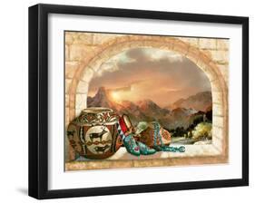 Pottery Arch-Alma Lee-Framed Art Print