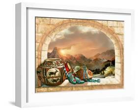 Pottery Arch-Alma Lee-Framed Art Print