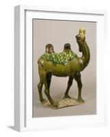 Pottery Chinese Wailing Camel, T'Ang Dynasty, 8th Century Pottery Wailing Camel, 8th Century-null-Framed Giclee Print