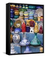 Pottery, Essaouira, Morocco-William Sutton-Framed Stretched Canvas