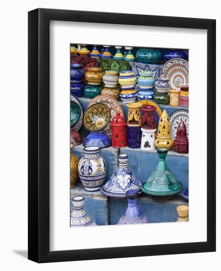 Pottery, Essaouira, Morocco-William Sutton-Framed Premium Photographic Print