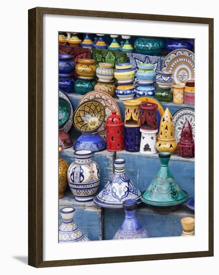 Pottery, Essaouira, Morocco-William Sutton-Framed Photographic Print