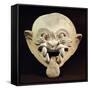 Pottery Feline Mask, Artifact Originating from La Tolita-null-Framed Stretched Canvas