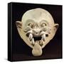 Pottery Feline Mask, Artifact Originating from La Tolita-null-Framed Stretched Canvas