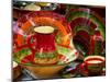 Pottery for Sale at a Market Stall, Lourmarin, Vaucluse, Provence-Alpes-Cote D'Azur, France-null-Mounted Photographic Print