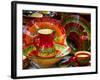 Pottery for Sale at a Market Stall, Lourmarin, Vaucluse, Provence-Alpes-Cote D'Azur, France-null-Framed Photographic Print