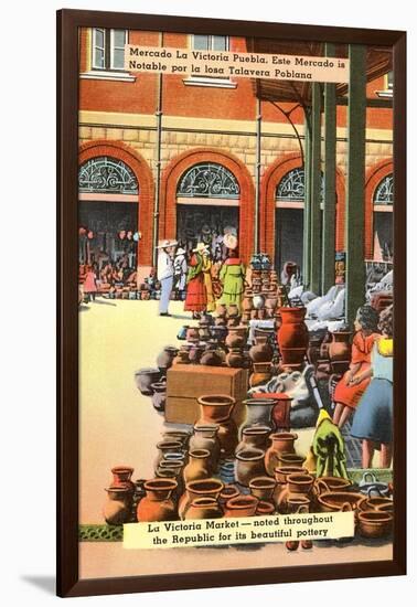 Pottery Market, Puebla, Mexico-null-Framed Art Print