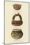 Pottery Objects from Chaves Pass and Homolobi, Arizona-null-Mounted Giclee Print