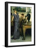 Pottery Painting-Sir Lawrence Alma-Tadema-Framed Art Print