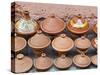 Pottery Pans (Tajiniere) for Sale, Souk in the Medina, Marrakech (Marrakesh), Morocco, North Africa-Nico Tondini-Stretched Canvas