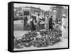 Pottery Sellers, Barbados, 1908-09-Harry Hamilton Johnston-Framed Stretched Canvas