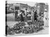 Pottery Sellers, Barbados, 1908-09-Harry Hamilton Johnston-Stretched Canvas