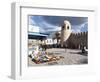 Pottery Shop Display Outside the Great Mosque, Place De La Grande Mosque, Medina, Sousse, Tunisia-Dallas & John Heaton-Framed Photographic Print