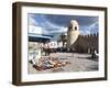 Pottery Shop Display Outside the Great Mosque, Place De La Grande Mosque, Medina, Sousse, Tunisia-Dallas & John Heaton-Framed Photographic Print