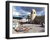 Pottery Shop Display Outside the Great Mosque, Place De La Grande Mosque, Medina, Sousse, Tunisia-Dallas & John Heaton-Framed Photographic Print