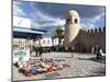 Pottery Shop Display Outside the Great Mosque, Place De La Grande Mosque, Medina, Sousse, Tunisia-Dallas & John Heaton-Mounted Photographic Print