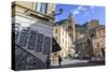 Pottery Shop, Fountain and Cathedral in Spring, Amalfi-Eleanor Scriven-Stretched Canvas