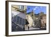 Pottery Shop, Fountain and Cathedral in Spring, Amalfi-Eleanor Scriven-Framed Photographic Print