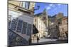 Pottery Shop, Fountain and Cathedral in Spring, Amalfi-Eleanor Scriven-Mounted Photographic Print