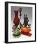 Pottery, Societa' Ceramica Italiana Manufacture, Laveno, Italy-null-Framed Giclee Print