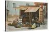 Pottery Stand in Chihuahua, Mexico-null-Stretched Canvas
