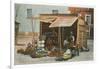Pottery Stand in Chihuahua, Mexico-null-Framed Art Print