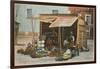 Pottery Stand in Chihuahua, Mexico-null-Framed Art Print