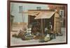 Pottery Stand in Chihuahua, Mexico-null-Framed Art Print