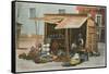 Pottery Stand in Chihuahua, Mexico-null-Framed Stretched Canvas