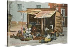 Pottery Stand in Chihuahua, Mexico-null-Stretched Canvas