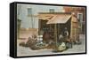 Pottery Stand in Chihuahua, Mexico-null-Framed Stretched Canvas