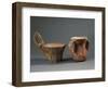 Pottery Vessels with Geometric Decorations, from Sicily Region, Italy-null-Framed Giclee Print