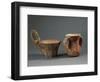 Pottery Vessels with Geometric Decorations, from Sicily Region, Italy-null-Framed Giclee Print